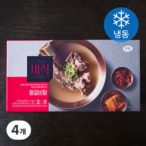 The미식 왕갈비탕 (냉동), 650g, 4개