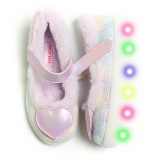 FROMBEBE 여아용 메리 솜사탕 LED 털 ******온