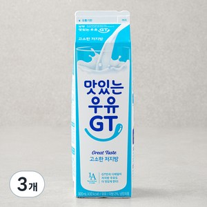 맛있는우유GT 고소한 저지방, 900ml, 3개