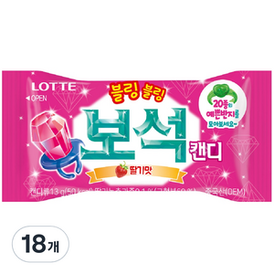 블링블링 보석캔디, 13g, 18개