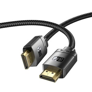 베이스어스 HDMI 2.1v UHD 8K 초고해상도 케이블, 1개, 2m