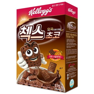 켈로그 오곡으로 만든 첵스 초코 시리얼, 570g, 1개