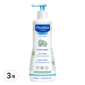 무스텔라 이드라베베 바디로션, 500ml, 3개
