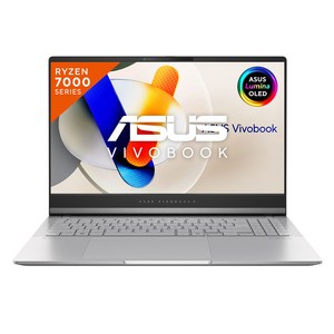 에이수스 2024 Vivobook S 15 OLED 라이젠5 7000시리즈 M5506NA-MA057, Cool Silver, 512GB, 16GB, Free DOS