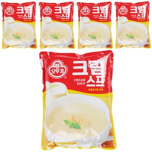 오뚜기 크림 스프, 1kg, 5개