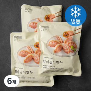 일상적미식 일미 김치만두 (냉동), 350g, 6개