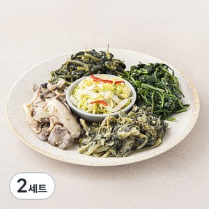 정미경키친 겨울나물 5종모둠 280g, 2세트