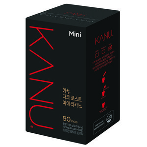 카누 다크 로스트 아메리카노 미니 원두커피스틱, 900mg, 90개입, 1개