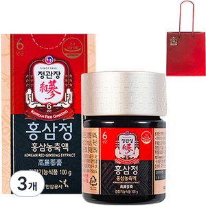 정관장 홍삼정, 100g, 3개