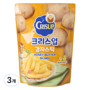 크리스업 감자스틱 허니버터 5p, 100g, 3개