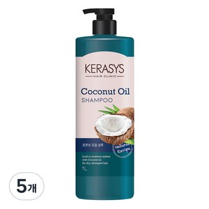케라시스 코코넛오일 샴푸, 1000ml, 5개