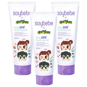 소이베베 베이비 아토 수딩젤, 200ml, 3개