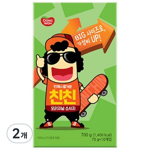 동원 친친 오리지널 소시지, 700g, 2개