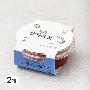 자연다감 녹차 갈치속젓, 120g, 2개