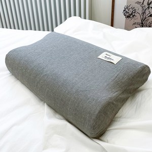 컴투더홈 Hello simple home 라텍스 굴곡형 베개커버
