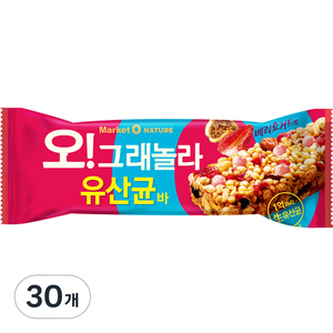 마켓오 오 그래놀라 유산균바, 35g, 30개