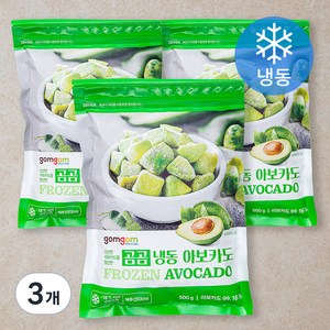 곰곰 냉동 아보카도, 500g, 3개