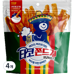 리하베스트 타코 쫀드기 프라이즈 안주, 40g, 4개