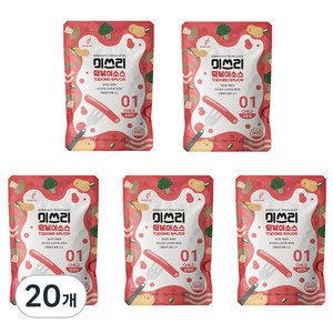 미쓰리 떡볶이 소스 01 순한맛, 50g, 20개