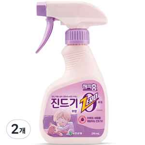 해피홈 진드기 제로 스프레이액, 290ml, 2개