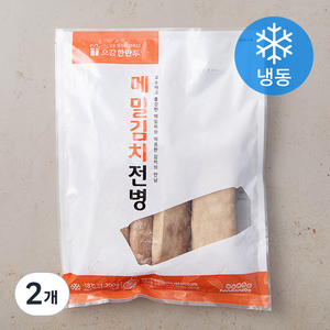 한만두 메밀 김치 전병 (냉동), 1.2kg, 2개