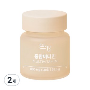 인생 종합비타민 1개월팩 25.8g, 30정, 2개