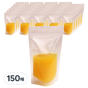 투명 안심조그 지퍼팩 대, 대(L), 1매, 150매