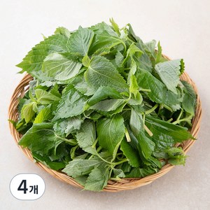 국내산 깻순, 170g, 4개