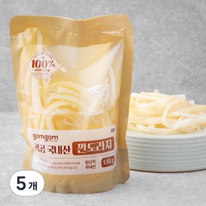 국내산 깐도라지, 150g, 5개