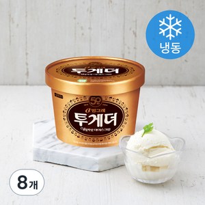 빙그레 투게더 오리지널 바닐라 아이스크림 (냉동), 900ml, 8개