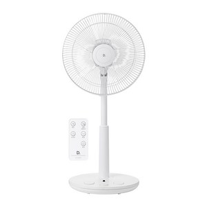 듀플렉스 모던화이트 스탠드형 풋터치 리모컨 선풍기 DP-A60RF