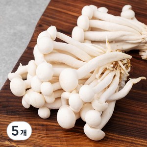 친환경 흰색 만가닥 버섯, 150g, 5개