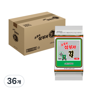 소문난삼부자 재래식탁김, 15g, 36개