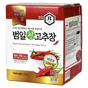 범일 찰고추장, 14kg, 1개