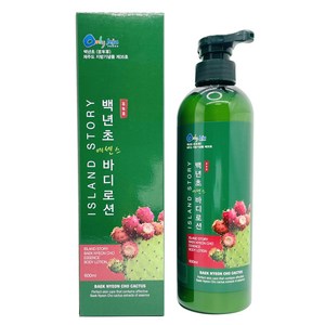 Only Jeju 아일랜드 스토리 백년초 에센스 바디로션, 600ml, 1개