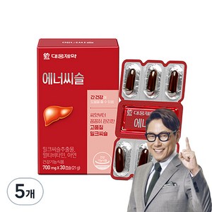 대웅제약 에너씨슬 밀크씨슬 간영양제, 30정, 5개