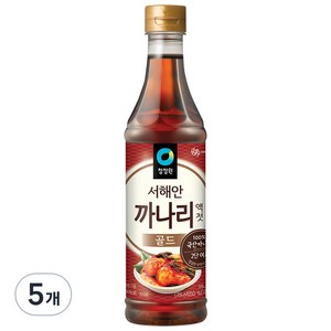 대상 청정원 까나리 액젓 골드, 1kg, 5개