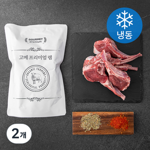 고메 호주산 프리미엄 양프랜치랙 구이용 (냉동), 400g, 2개