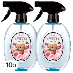 뷰카 룸앤패브릭 포근한 섬유탈취제 에이프릴향 본품, 510ml, 10개