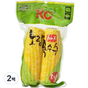 KC 노랑옥수수 2p, 500g, 2개