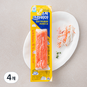 대림선 크라비아스틱 맛살, 60g, 4개