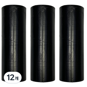 월드크린 위생롤백 검정 소 17 x 25 cm, 소(S), 200개입, 12개