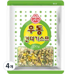 오뚜기 우동건더기스프, 250g, 4개