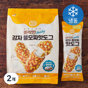 쉐프스토리 바삭한 감자 올모짜 핫도그 4개입 (냉동), 360g, 2개