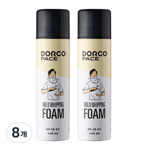 PACE 도루코 마일드 쉐이빙폼, 250ml, 8개