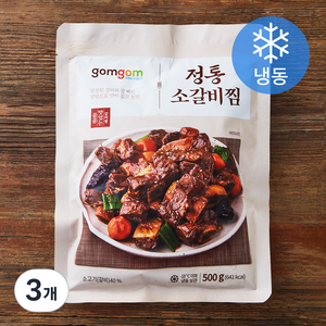 정통 소갈비찜 (냉동), 500g, 3개