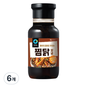 청정원 찜닭 양념, 280g, 6개