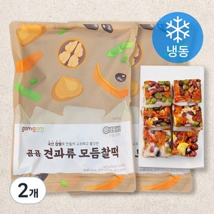 곰곰 견과류 모듬찰떡 (냉동), 500g, 2개