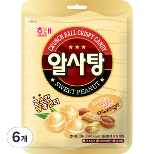 해태제과 알사탕, 126g, 6개