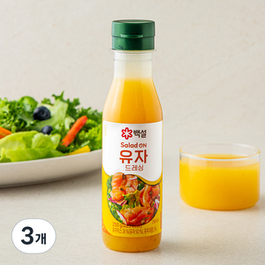 백설 유자 드레싱, 250g, 3개